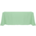 thumbnail image 1 of Ultimate Textile (2 Pack) 108 x 132-Inch Rectangular Polyester Linen Tablecloth with Rounded Corners - for Wedding, Restaurant or Banquet use, Sage Green, 1 of 4