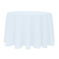 thumbnail image 1 of Ultimate Textile (2 Pack) 114-Inch Round Polyester Linen Tablecloth - for Wedding, Restaurant or Banquet use, Ice Blue, 1 of 4
