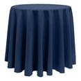 thumbnail image 1 of Ultimate Textile (2 Pack) 114-Inch Round Polyester Linen Tablecloth - for Wedding, Restaurant or Banquet use, Midnight, 1 of 4