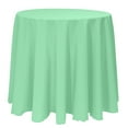 thumbnail image 1 of Ultimate Textile (2 Pack) 114-Inch Round Polyester Linen Tablecloth - for Wedding, Restaurant or Banquet use, Mint Light Green, 1 of 4