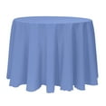 thumbnail image 1 of Ultimate Textile (2 Pack) 120-Inch Round Polyester Linen Tablecloth - for Wedding, Restaurant or Banquet use, Periwinkle Blue, 1 of 4