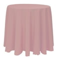 thumbnail image 1 of Ultimate Textile (2 Pack) 126-Inch Round Polyester Linen Tablecloth - for Wedding, Restaurant or Banquet use, Mauve, 1 of 4