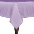 thumbnail image 1 of Ultimate Textile (2 Pack) 54 x 54-Inch Square Polyester Linen Tablecloth - for Wedding, Restaurant or Banquet use, Lilac Light Purple, 1 of 4