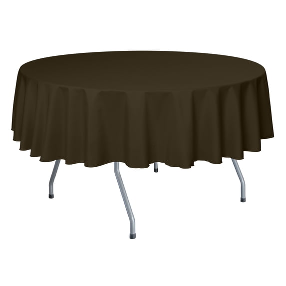 Ultimate Textile (2 Pack) 60-Inch Round Polyester Linen Tablecloth - for Wedding, Restaurant or Banquet use, Olive Green