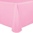thumbnail image 1 of Ultimate Textile (2 Pack) 60 x 120-Inch Oval Polyester Linen Tablecloth - for Home Dining Tables, Light Pink, 1 of 3