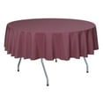 thumbnail image 1 of Ultimate Textile (2 Pack) 72-Inch Round Polyester Linen Tablecloth - for Wedding, Restaurant or Banquet use, Mauve, 1 of 4