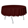 thumbnail image 1 of Ultimate Textile (2 Pack) 72-Inch Round Polyester Linen Tablecloth - for Wedding, Restaurant or Banquet use, Terracotta, 1 of 4
