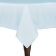 thumbnail image 1 of Ultimate Textile (2 Pack) 72 x 108-Inch Rectangular Polyester Linen Tablecloth - for Wedding, Restaurant or Banquet use, Ice Blue, 1 of 4