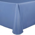 thumbnail image 1 of Ultimate Textile (2 Pack) 72 x 120-Inch Oval Polyester Linen Tablecloth - for Home Dining Tables, Periwinkle Blue, 1 of 3