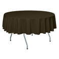 thumbnail image 1 of Ultimate Textile (2 Pack) 84-Inch Round Polyester Linen Tablecloth - for Wedding, Restaurant or Banquet use, Olive Green, 1 of 4
