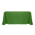 thumbnail image 1 of Ultimate Textile (2 Pack) 90 x 132-Inch Rectangular Polyester Linen Tablecloth with Rounded Corners - for Wedding, Restaurant or Banquet use, Moss Green, 1 of 4