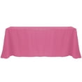 thumbnail image 1 of Ultimate Textile (2 Pack) 90 x 156-Inch Rectangular Polyester Linen Tablecloth with Rounded Corners - for Wedding, Restaurant or Banquet use, Watermelon, 1 of 4