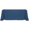 thumbnail image 1 of Ultimate Textile (2 Pack) 90 x 156-Inch Rectangular Polyester Linen Tablecloth with Rounded Corners - for Wedding, Restaurant or Banquet use, Wedgewood Blue, 1 of 4