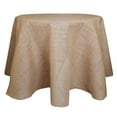 thumbnail image 1 of Ultimate Textile (2 Pack) Burlap 132-Inch Round Jute Tablecloth Natural, 1 of 3