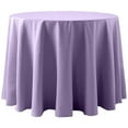 thumbnail image 1 of Ultimate Textile (2 Pack) Cotton-feel 108-Inch Round Tablecloth - for Wedding and Banquet, Hotel or Home Fine Dining use, Lilac Light Purple, 1 of 3