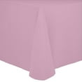 thumbnail image 1 of Ultimate Textile (2 Pack) Cotton-feel 108 x 108-Inch Square Tablecloth - for Wedding and Banquet, Hotel or Home Fine Dining use, Light Pink, 1 of 3