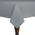 thumbnail image 1 of Ultimate Textile (2 Pack) Cotton-feel 84 x 84-Inch Square Tablecloth - for Wedding and Banquet, Hotel or Home Fine Dining use, Grey, 1 of 3