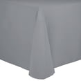 thumbnail image 1 of Ultimate Textile (2 Pack) Cotton-feel 90 x 156-Inch Rectangular Tablecloth - for Wedding and Banquet, Hotel or Home Fine Dining use, Grey, 1 of 3