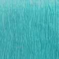 thumbnail image 1 of Ultimate Textile (2 Pack) Crinkle Taffeta - Delano 50 x 120-Inch Rectangular Tablecloth - for Party, Wedding, Home Dining, Hotel and Catering use, Turquoise Blue, 1 of 2