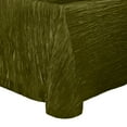 thumbnail image 1 of Ultimate Textile (2 Pack) Crinkle Taffeta - Delano 54-Inch Round Tablecloth - for Party, Wedding, Home Dining, Hotel and Catering use, Moss Green, 1 of 3