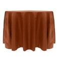 thumbnail image 1 of Ultimate Textile (2 Pack) Damask Kenya 60-Inch Round Tablecloth - Home Dining Collection - Snakeskin Jacquard Design, Sienna Burnt Orange, 1 of 3