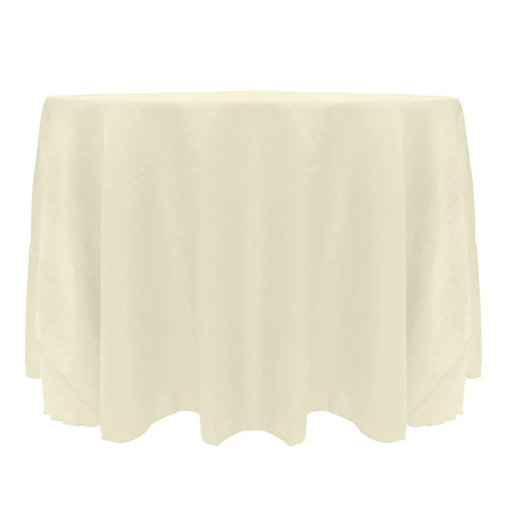 Ultimate Textile (2 Pack) Damask Kenya 72-Inch Round Tablecloth - Home Dining Collection - Snakeskin Jacquard Design, Natural Ivory Cream
