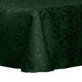 thumbnail image 1 of Ultimate Textile (2 Pack) Damask Somerset 54 x 96-Inch Oval Tablecloth - Home Dining Collection - Scroll Jacquard Design, Hunter Green, 1 of 3
