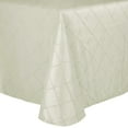 thumbnail image 1 of Ultimate Textile (2 Pack) Embroidered Pintuck Taffeta 108 x 156-Inch Rectangle Tablecloth with Rounded Corners Ivory Cream, 1 of 3