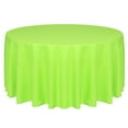 thumbnail image 1 of Ultimate Textile (2 Pack) Faux Burlap - Havana 108-Inch Round Tablecloth - Basket Weave, Lime Green, 1 of 3