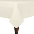 thumbnail image 1 of Ultimate Textile (2 Pack) Faux Burlap - Havana 60 x 108-Inch Rectangular Tablecloth - Basket Weave, Ivory Cream, 1 of 3
