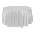 thumbnail image 1 of Ultimate Textile (2 Pack) Herringbone - Fandango 108-Inch Round Tablecloth, White, 1 of 3