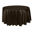 thumbnail image 1 of Ultimate Textile (2 Pack) Herringbone - Fandango 114-Inch Round Tablecloth, Chocolate Brown, 1 of 3