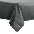 thumbnail image 1 of Ultimate Textile (2 Pack) Herringbone - Fandango 52 x 70-Inch Rectangular Tablecloth, Charcoal Grey, 1 of 3