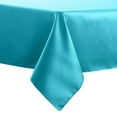 thumbnail image 1 of Ultimate Textile (2 Pack) Herringbone - Fandango 58-Inch Square Tablecloth, Turquoise Blue, 1 of 3