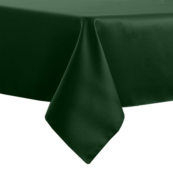 Ultimate Textile (2 Pack) Herringbone - Fandango 60 x 108-Inch Rectangular Tablecloth, Hunter Green