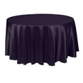 thumbnail image 1 of Ultimate Textile (2 Pack) Herringbone - Fandango 96-Inch Round Tablecloth, Purple, 1 of 3