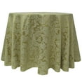 thumbnail image 1 of Ultimate Textile (2 Pack) Miranda 114-Inch Round Damask Tablecloth - Jacquard Weave, Sage Green, 1 of 3