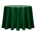 thumbnail image 1 of Ultimate Textile (2 Pack) Poly-cotton Twill 114-Inch Round Tablecloth - for Restaurant and Catering, Hotel or Home Dining use, Hunter Green, 1 of 3