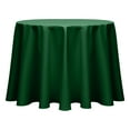 thumbnail image 1 of Ultimate Textile (2 Pack) Poly-cotton Twill 120-Inch Round Tablecloth - for Restaurant and Catering, Hotel or Home Dining use, Hunter Green, 1 of 3