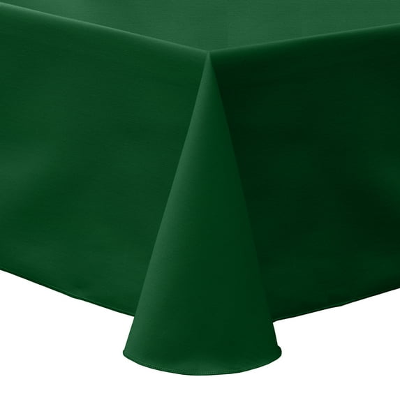 Ultimate Textile (2 Pack) Poly-cotton Twill 120 x 120-Inch Square Tablecloth - for Restaurant and Catering, Hotel or Home Dining use, Hunter Green