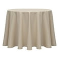 thumbnail image 1 of Ultimate Textile (2 Pack) Poly-cotton Twill 96-Inch Round Tablecloth - for Restaurant and Catering, Hotel or Home Dining use, Beige, 1 of 3