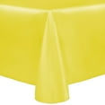 thumbnail image 1 of Ultimate Textile (2 Pack) Reversible Shantung Satin - Majestic 120 x 120-Inch Square Tablecloth - for Weddings, Home Parties and Special Event use, Lemon Yellow, 1 of 4