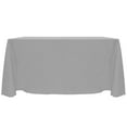 thumbnail image 1 of Ultimate Textile (2 Pack) Reversible Shantung Satin - Majestic 90 x 132-Inch Rectangular Tablecloth - for Weddings, Home Parties and Special Event use, Silver, 1 of 4