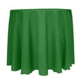 thumbnail image 1 of Ultimate Textile (2 Pack) Reversible Shantung Satin - Majestic 96-Inch Round Tablecloth - for Weddings, Home Parties and Special Event use, Emerald Green, 1 of 4