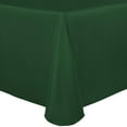 thumbnail image 1 of Ultimate Textile (2 Pack) Satin 54 x 96-Inch Oval Tablecloth - for Home Dining Tables, Hunter Green, 1 of 4