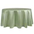 thumbnail image 1 of Ultimate Textile (2 Pack) Satin 60-Inch Round Tablecloth - for Wedding, Special Event or Banquet use, Sage Green, 1 of 4