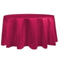thumbnail image 1 of Ultimate Textile (2 Pack) Satin 72-Inch Round Tablecloth - for Wedding, Special Event or Banquet use, Cerise Pink, 1 of 4