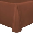 thumbnail image 1 of Ultimate Textile (2 Pack) Satin 90 x 132-Inch Rectangular Tablecloth - for Wedding, Special Event or Banquet use, Copper Brown, 1 of 4