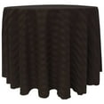 thumbnail image 1 of Ultimate Textile (2 Pack) Satin-Stripe 108-Inch Round Tablecloth - for Wedding and Catering, Hotel or Home Dining use, Espresso Dark Brown, 1 of 3