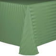 thumbnail image 1 of Ultimate Textile (2 Pack) Satin-Stripe 108 x 132-Inch Rectangular Tablecloth - for Wedding and Catering, Hotel or Home Dining use, Sage Light Green, 1 of 3